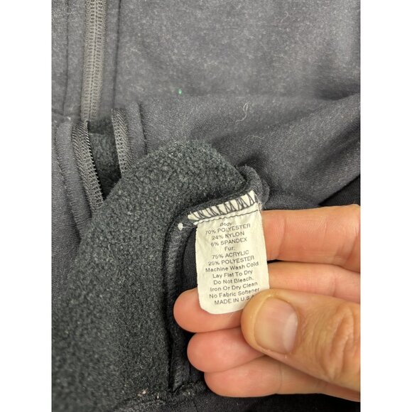 Wooly Bully Wear Jacket Womens Medium Black Fleece Lined Softshell Made USA - Picture 6 of 7